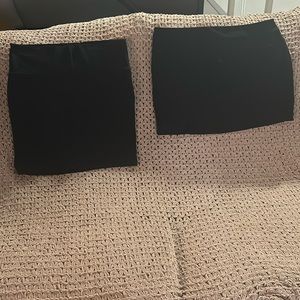 2 mini skirts for the price of 1. Black sz 10